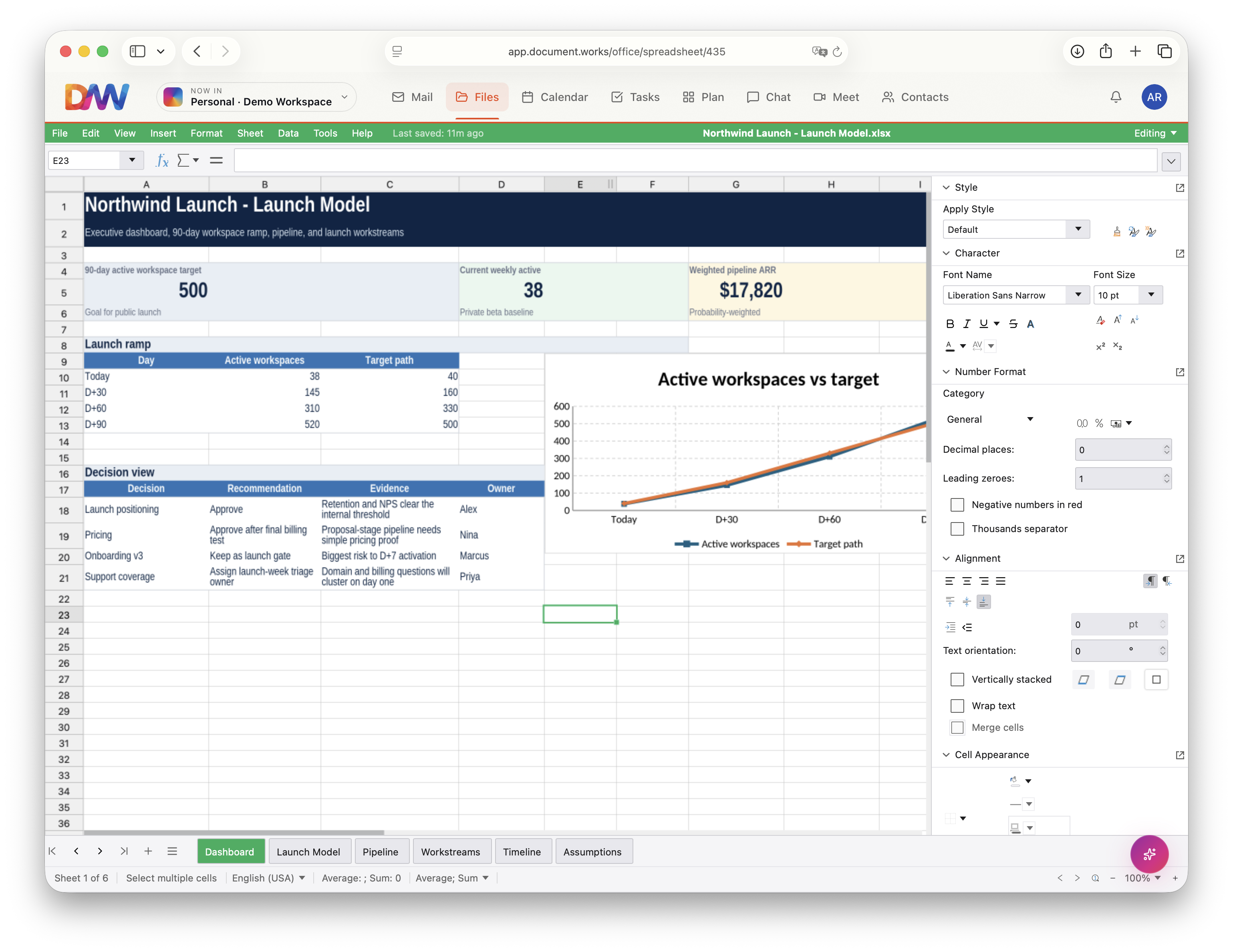 Spreadsheet